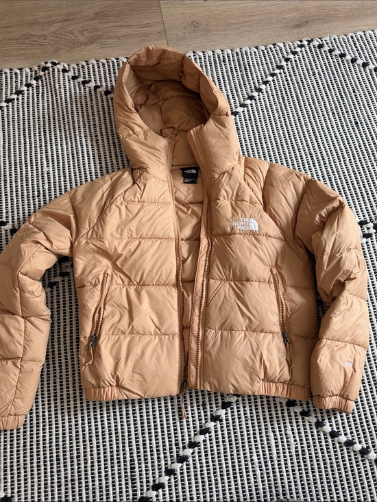 The North Face Jackets & Blazers - The North Face Beige Hooded Puffer Jacket